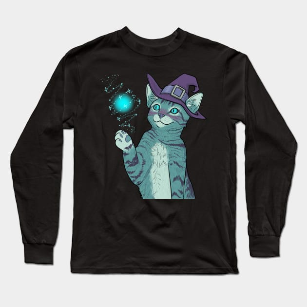Magic cat Long Sleeve T-Shirt by Strzmarta